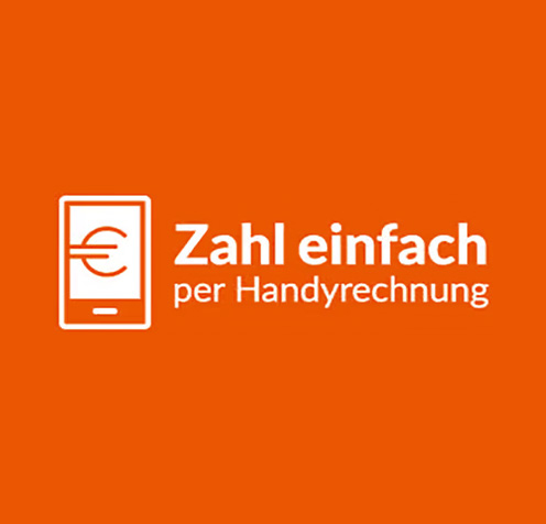 Zahl einfach per Handyrechnung